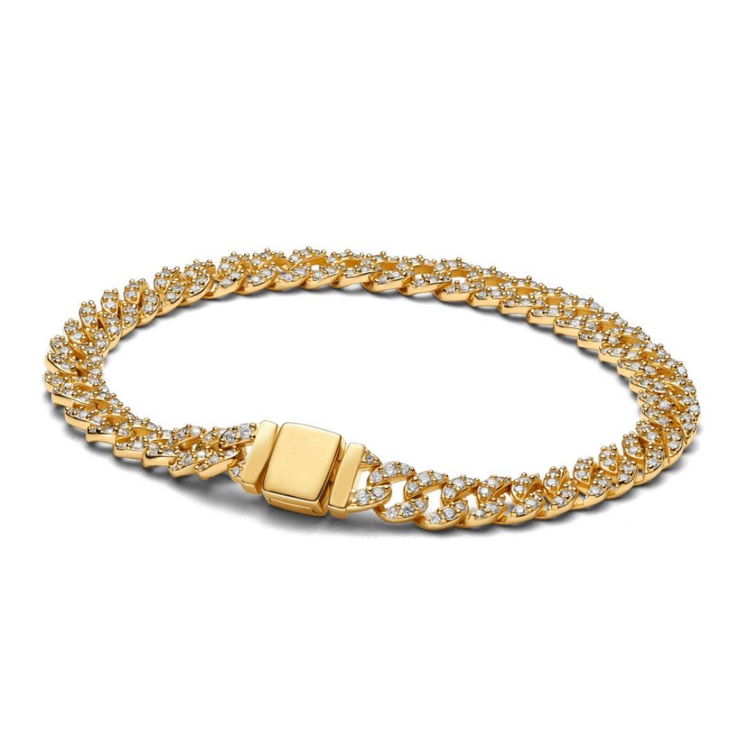 Gold Paved Cuban Bracelet
