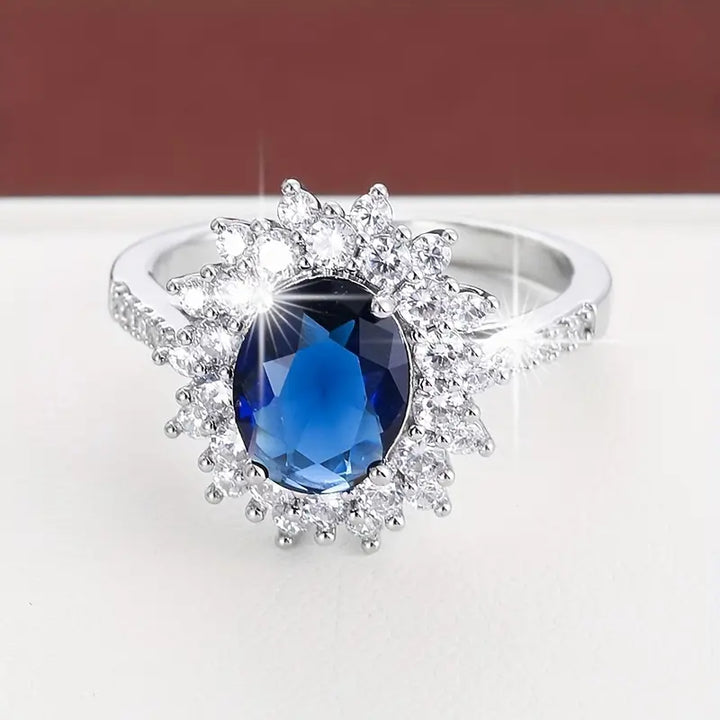 Saphirae Ring by Vionne | Crafted in White Gold