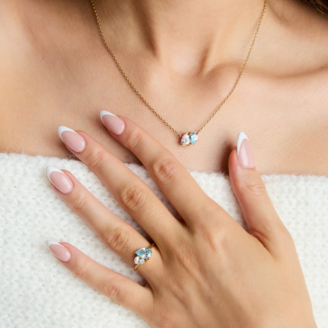 Elara Birthstone Necklace