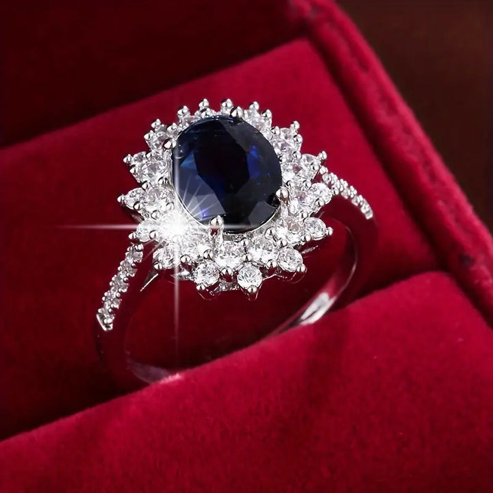 Saphirae Ring by Vionne | Crafted in White Gold