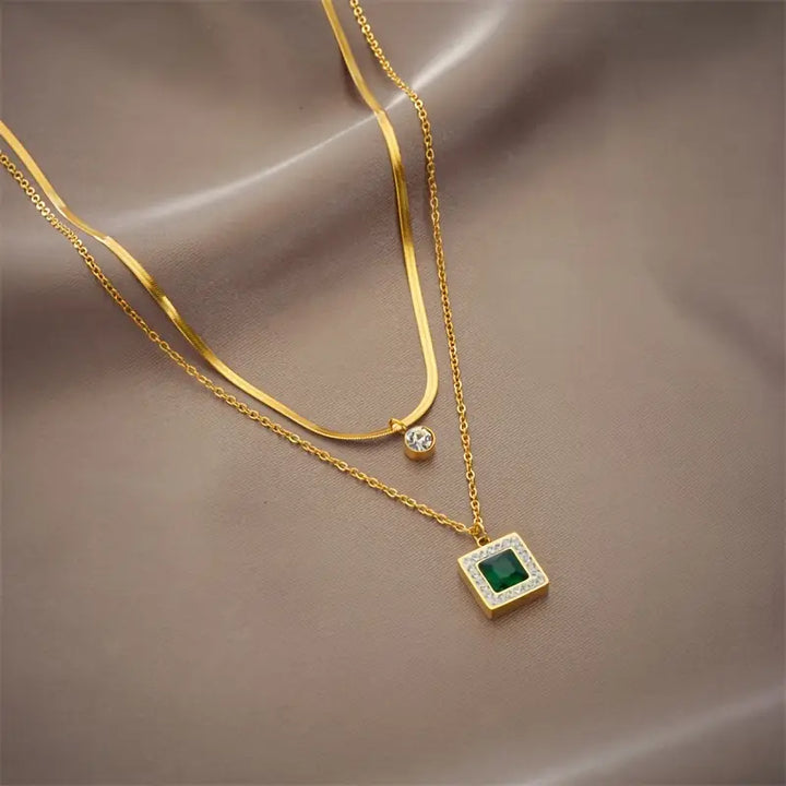 Tirena Valeure Gold Necklace