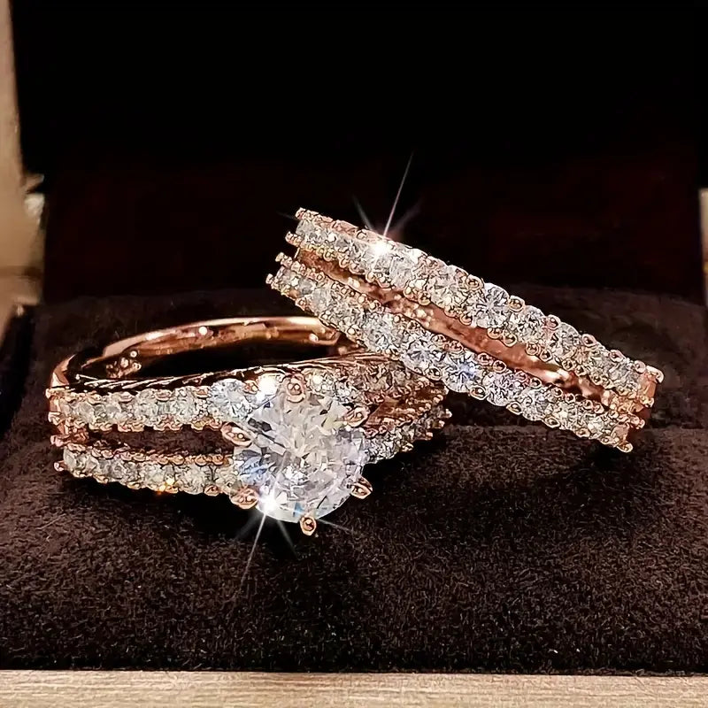 Gold Eternal Radiance Ring Collection