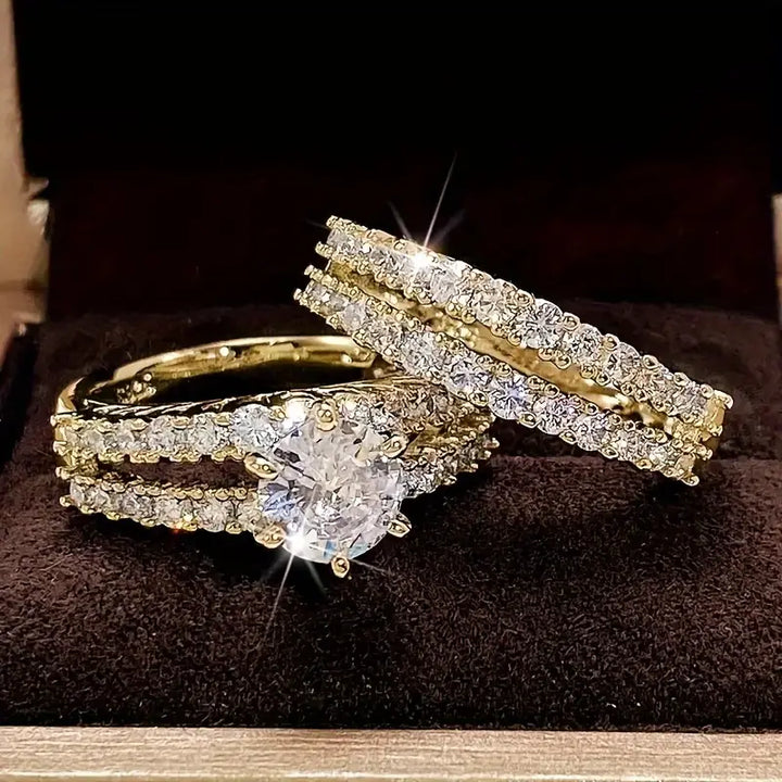 Gold Eternal Radiance Ring Collection