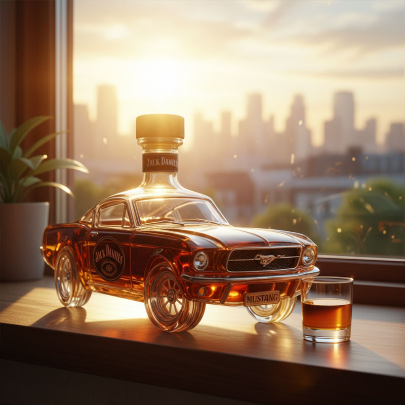 Mustang Edition Whisky Bottle
