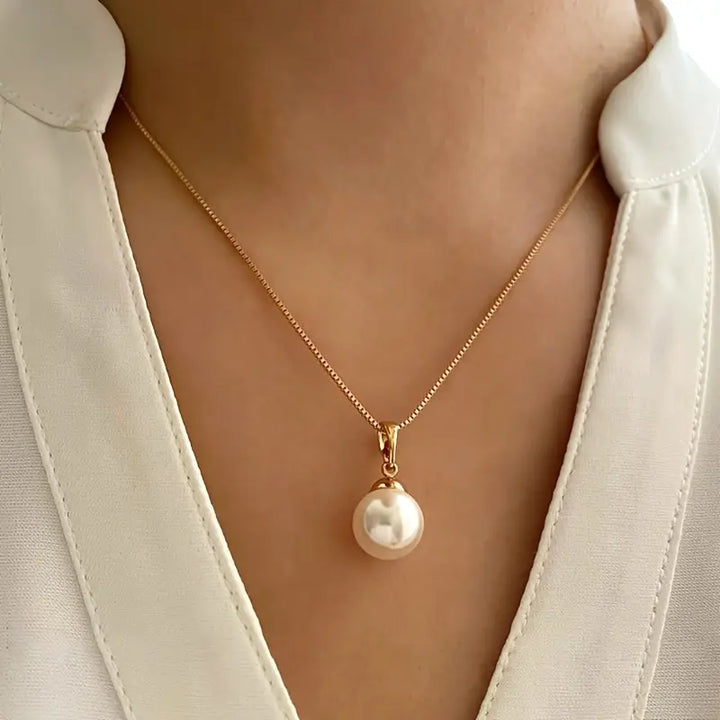 Elegant Gold Pearl Jewelry Set - Golden Grace Collection