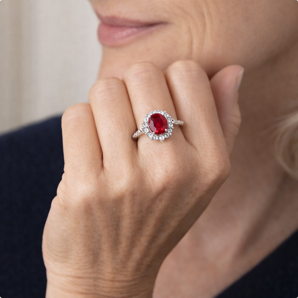 Clemence Ruby Ring