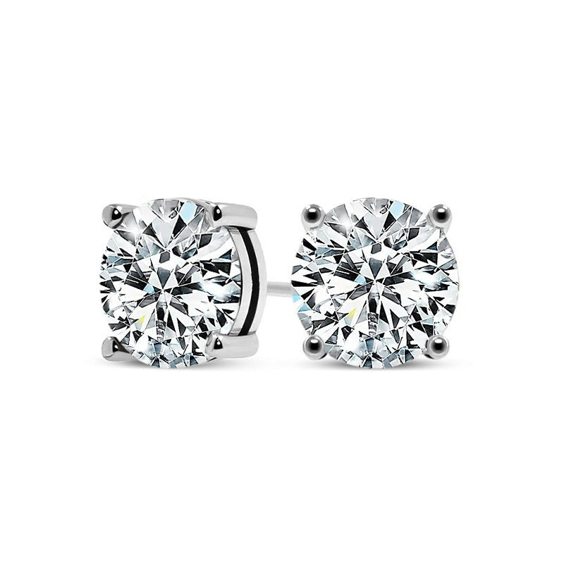 Tera Earrings in White Gold