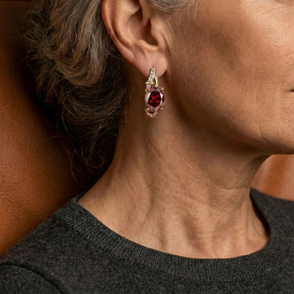 Liora Ruby Earrings