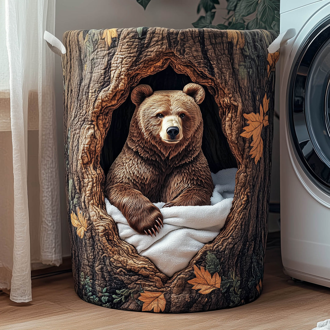 Quilted Wooden Hamper
