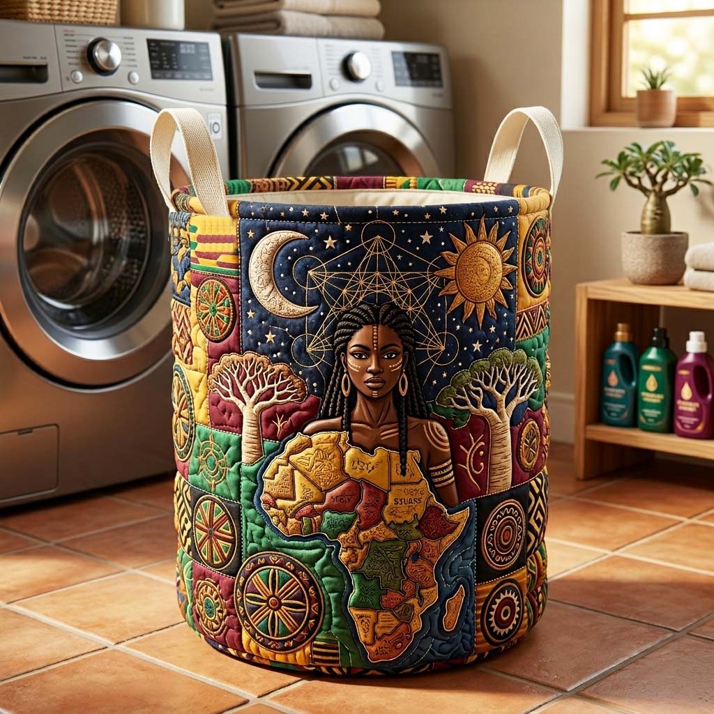 Galactic Heritage Quilted Laundry Hamper