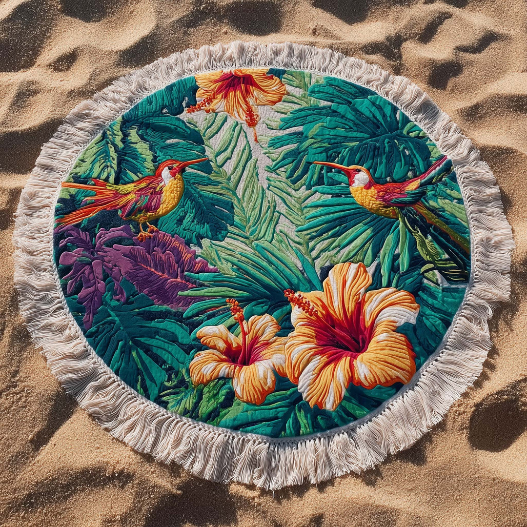 Round Beach Towel Vibe Tropicale