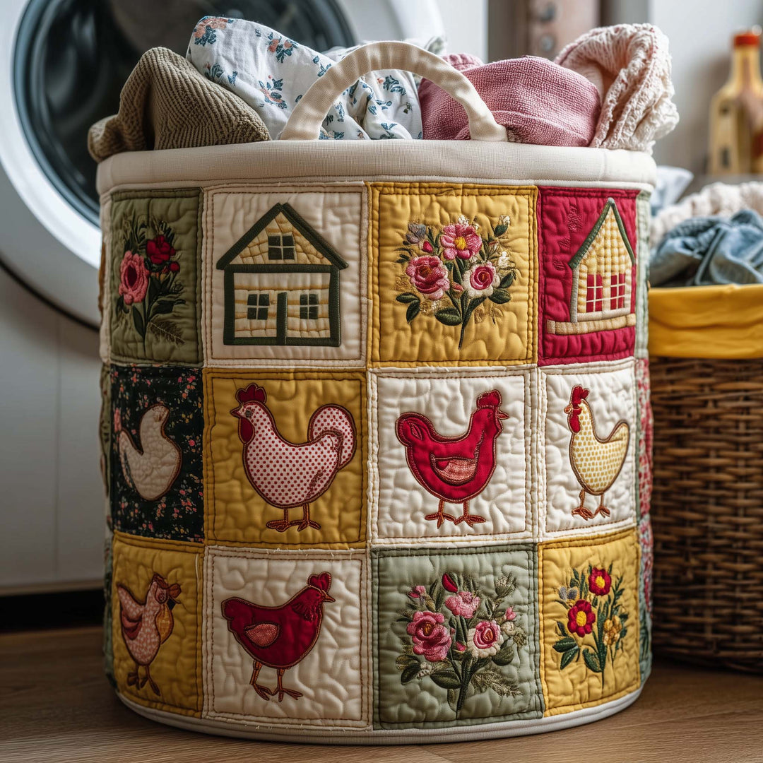 Coop Sweeties Quilted Laundry Basket