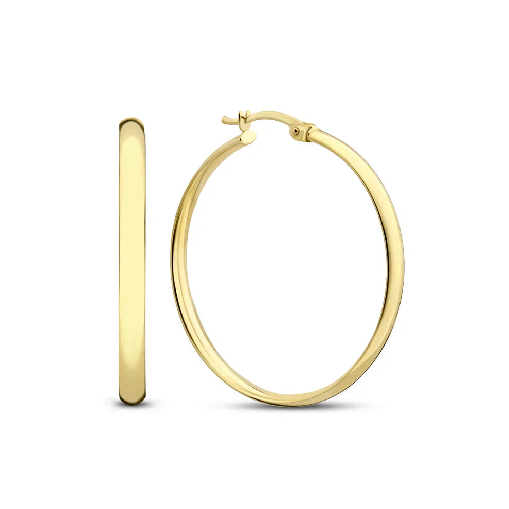 Noa Serane White Gold Earrings