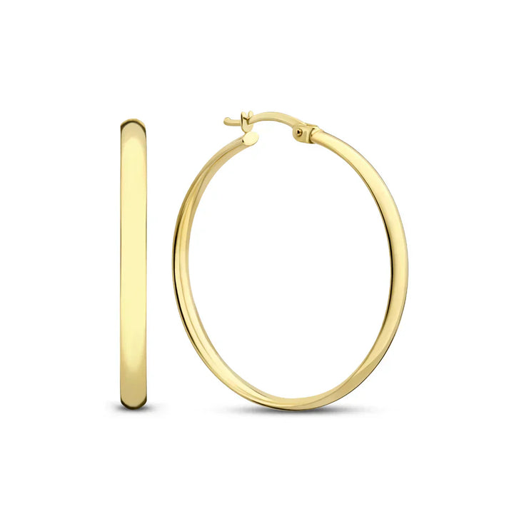 Noa Serane White Gold Earrings