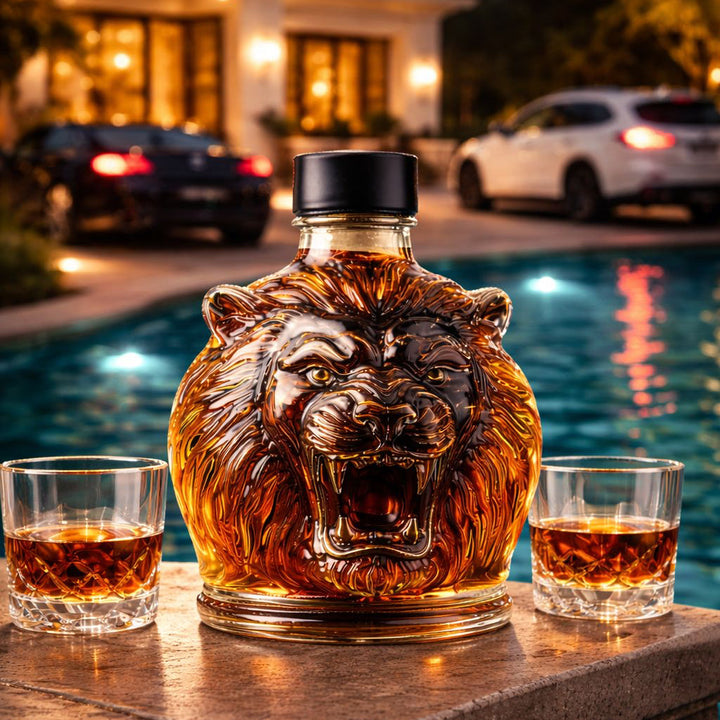 Lion Edition Whiskey Bottle