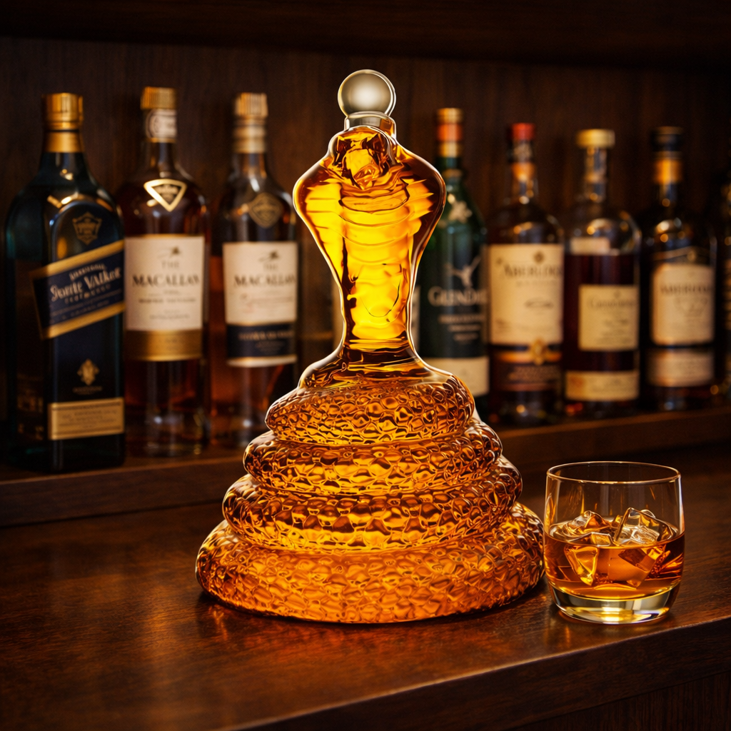 Cobra Edition Whisky Bottle
