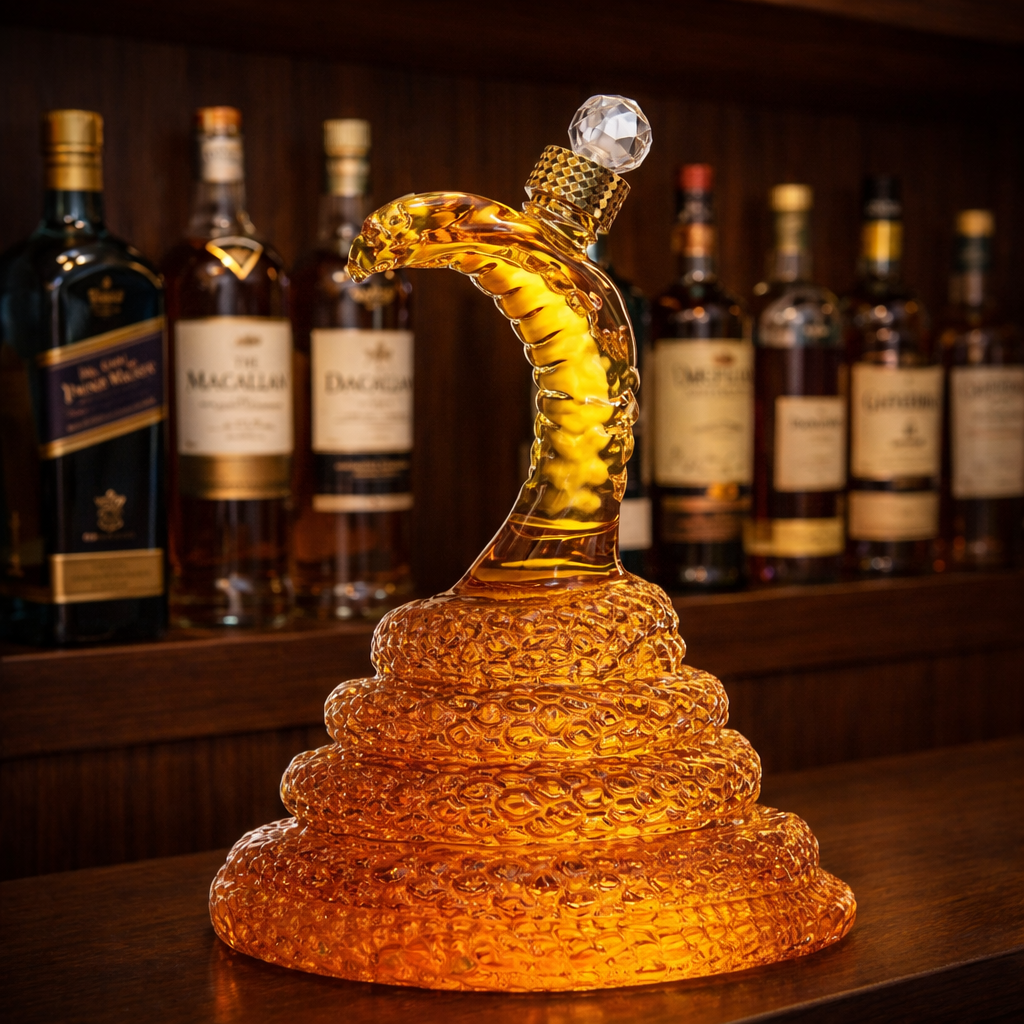 Cobra Edition Whisky Bottle