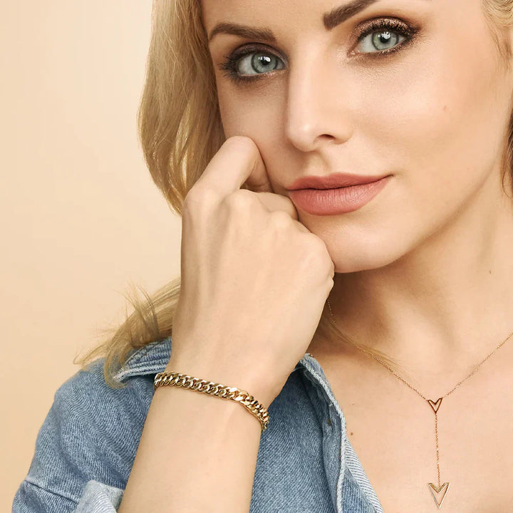 Gold Cuban Estate Bracelet