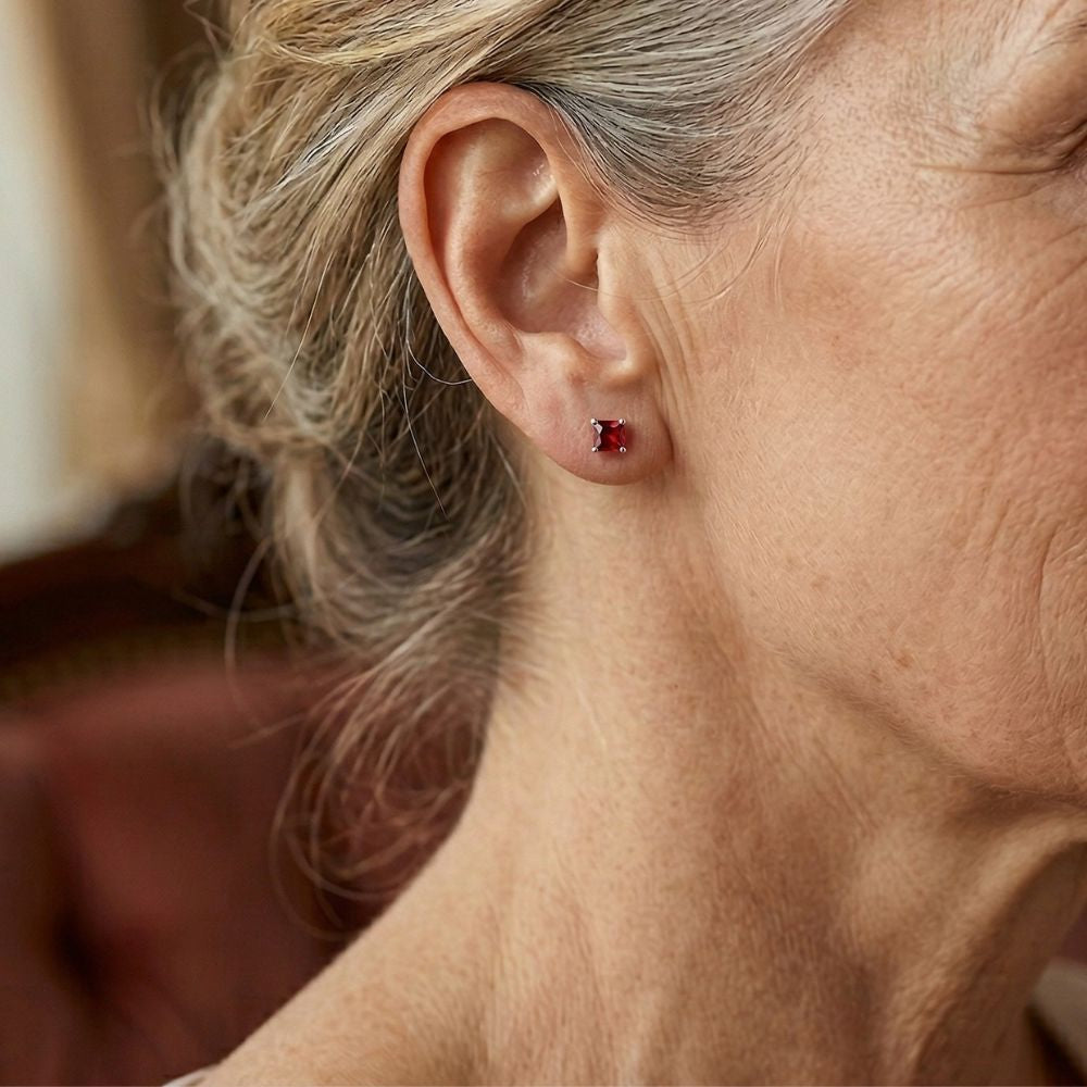 Delphine Ruby Earrings
