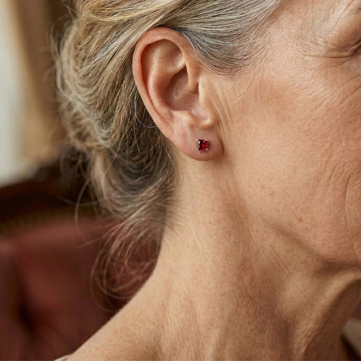 Delphine Ruby Earrings