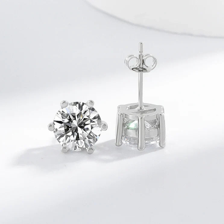 Tera Earrings in White Gold