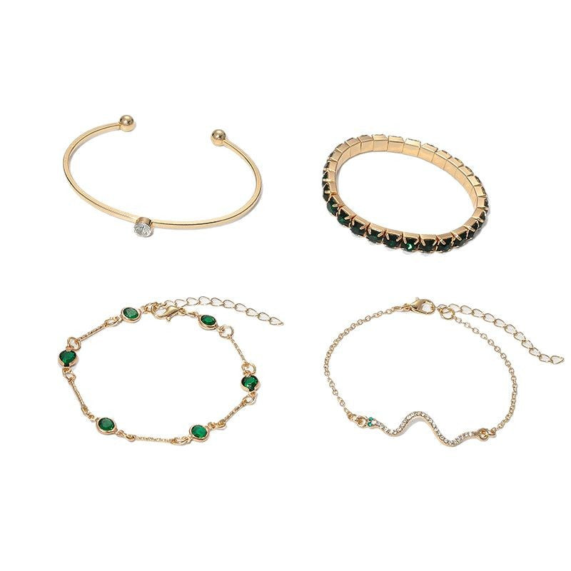 Sorina Feldwyn Emerald Bracelet in Gold