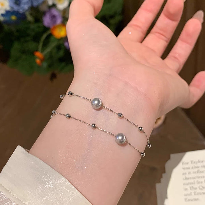 Freshwater Pearl Weaving Bracelet