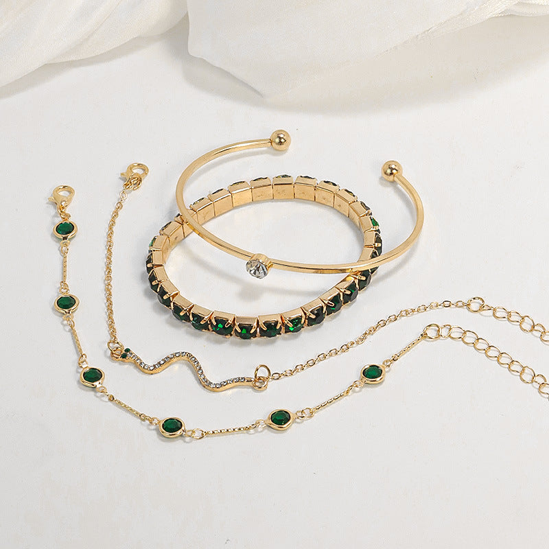 Sorina Feldwyn Emerald Bracelet in Gold