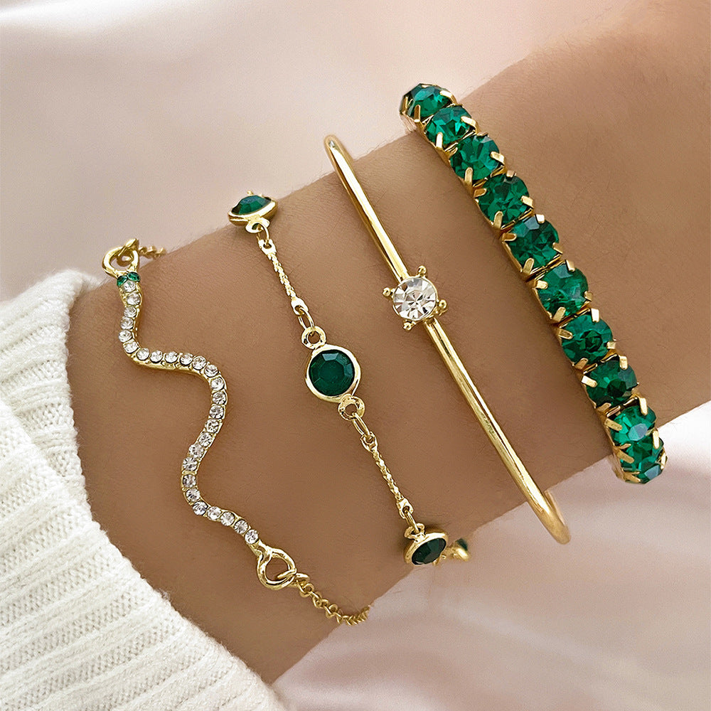 Sorina Feldwyn Emerald Bracelet in Gold