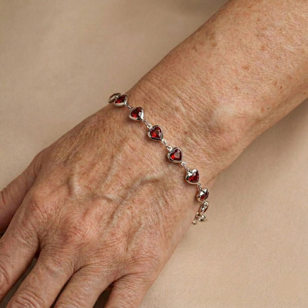 Lucienne Ruby Bracelet — White Gold