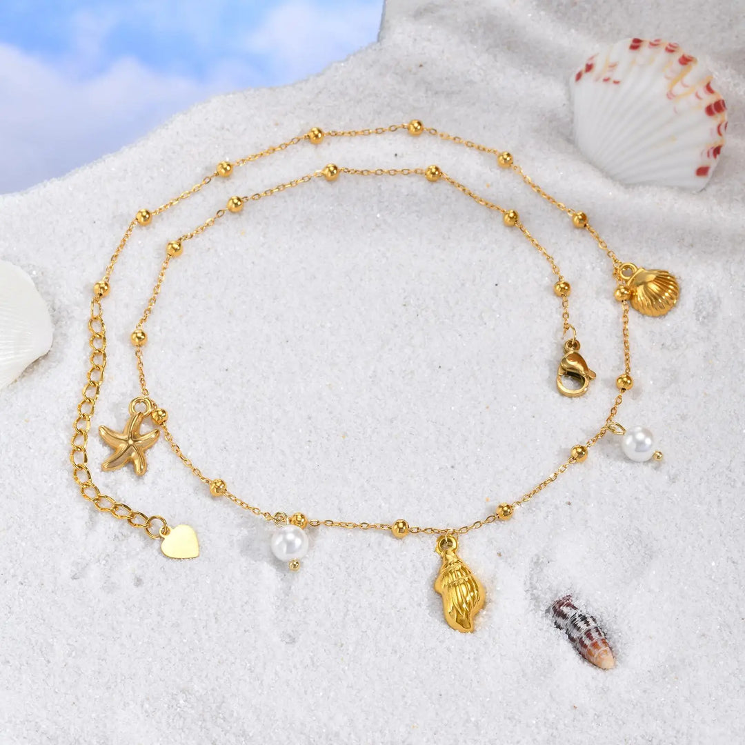 Seaside Charm Pearl Necklace