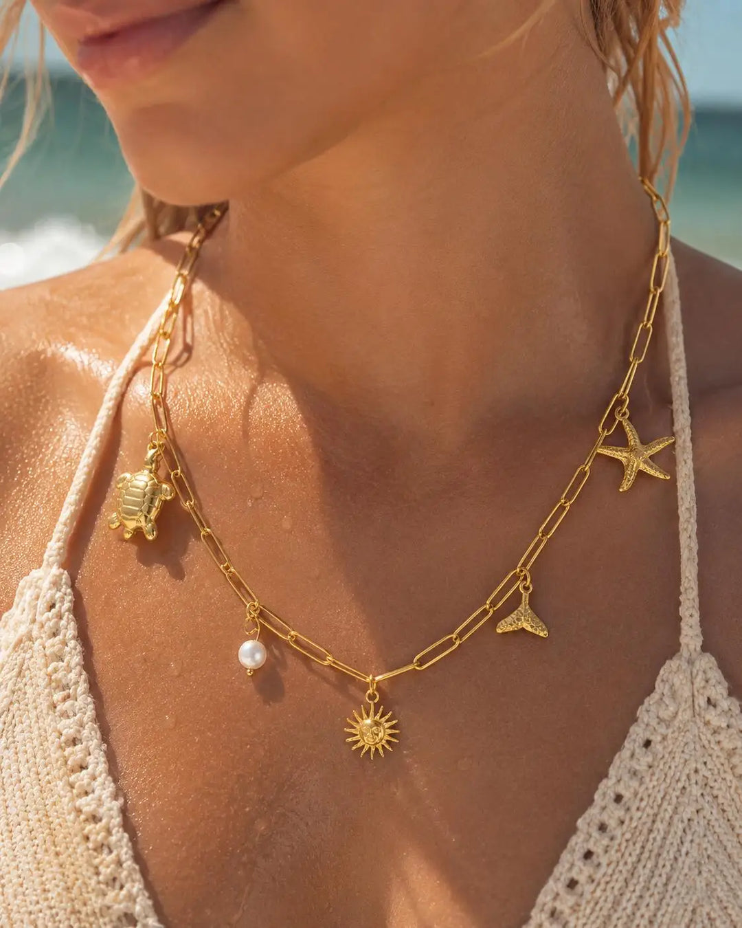 Seaside Charm Pearl Necklace