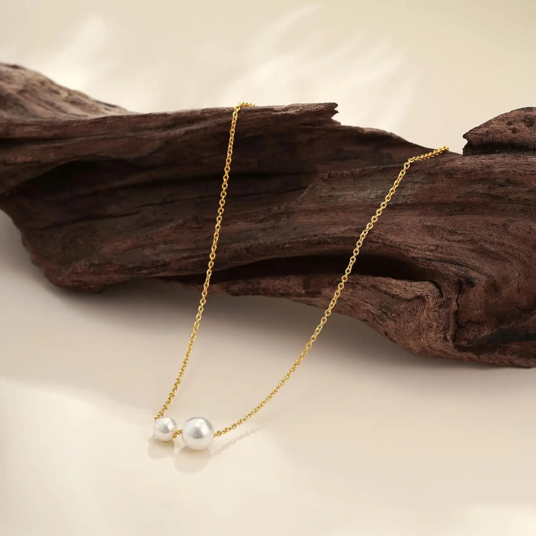 Dainty Pearl Drop Necklace