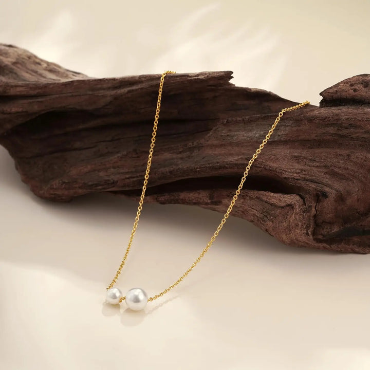 Dainty Pearl Drop Necklace