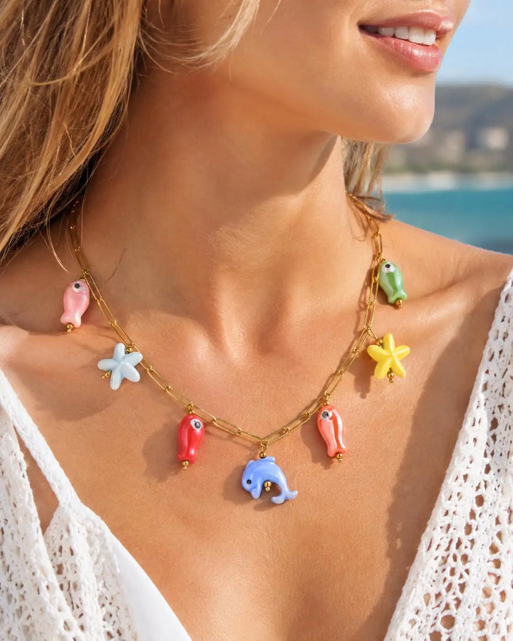 Seaside Charm Pearl Necklace