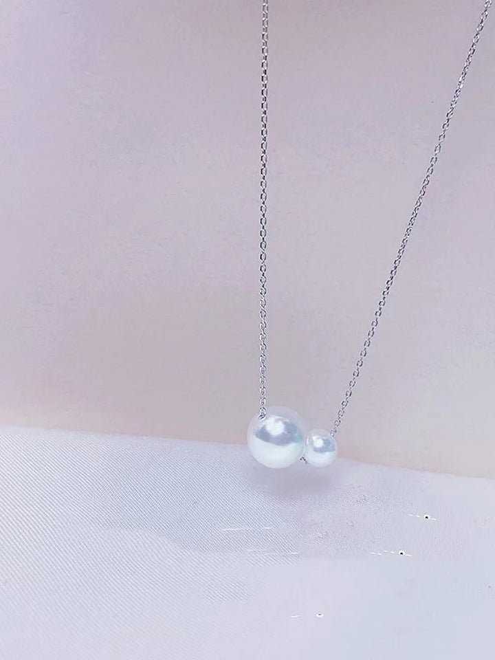 Dainty Pearl Drop Necklace