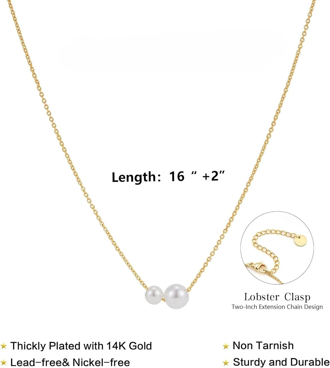 Dainty Pearl Drop Necklace