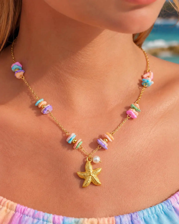 Seaside Charm Pearl Necklace