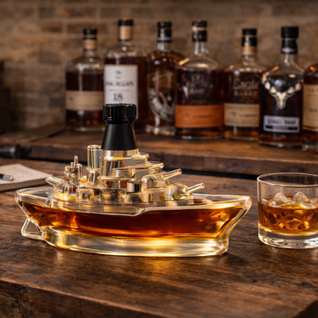 Marine Edition Whisky Bottle