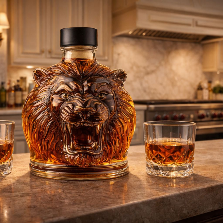 Lion Edition Whiskey Bottle