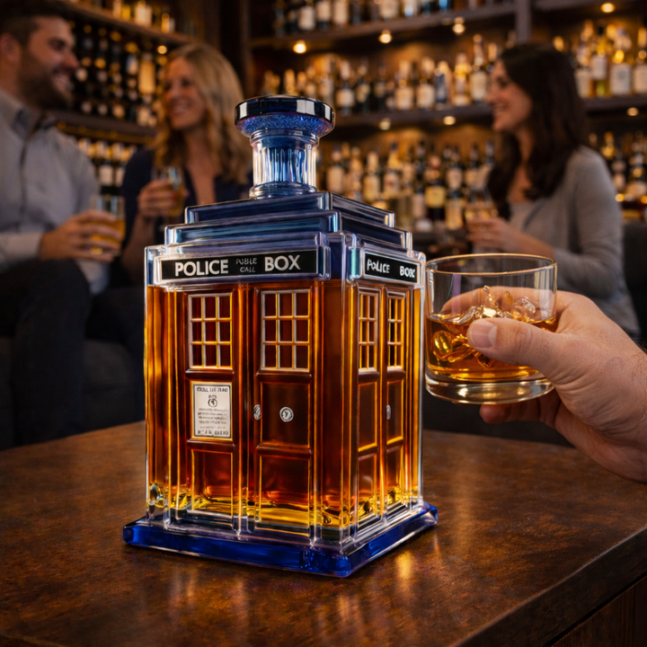 Police Edition Whisky Bottle