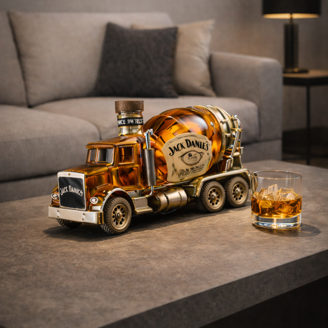 Truck Edition Whiskey Bottle