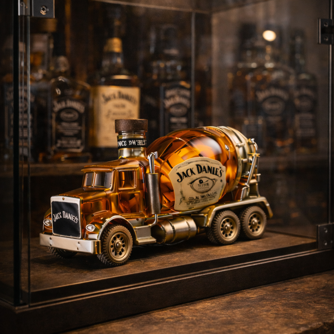 Truck Edition Whiskey Bottle