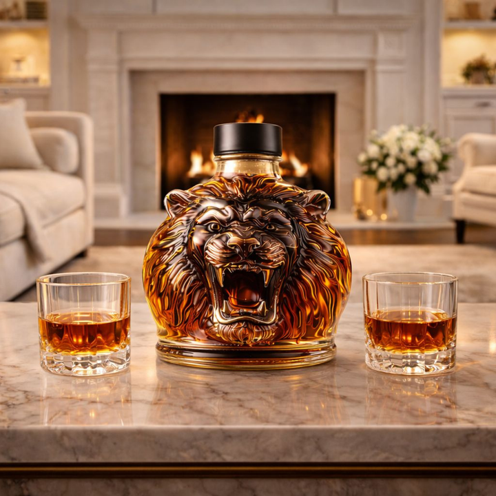 Lion Edition Whiskey Bottle