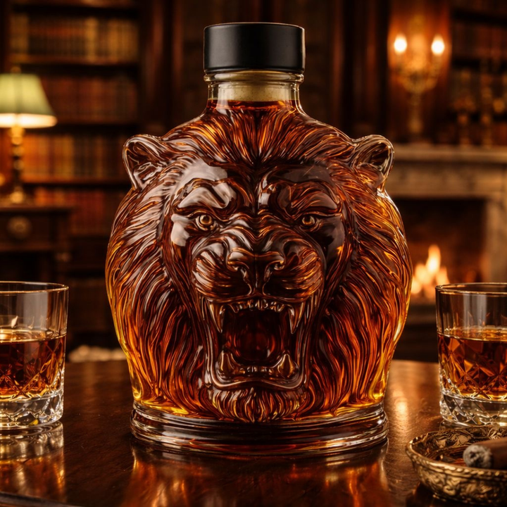 Lion Edition Whiskey Bottle