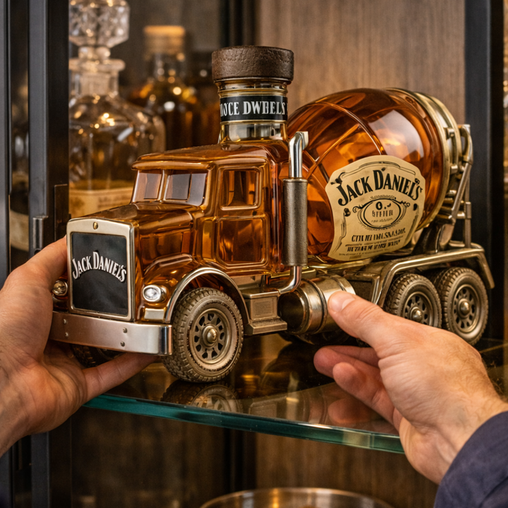 Truck Edition Whiskey Bottle