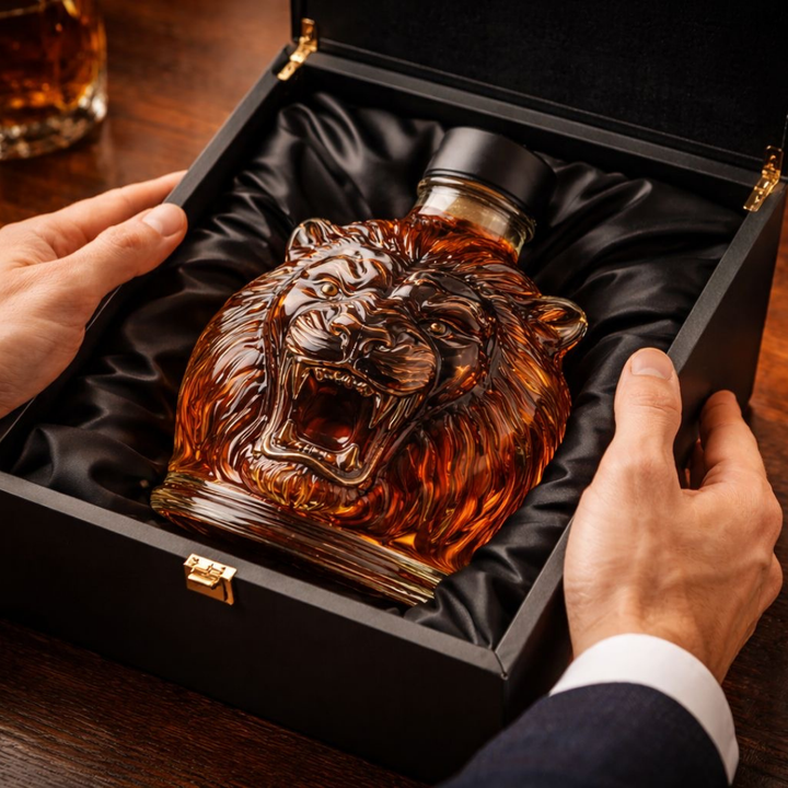 Lion Edition Whiskey Bottle