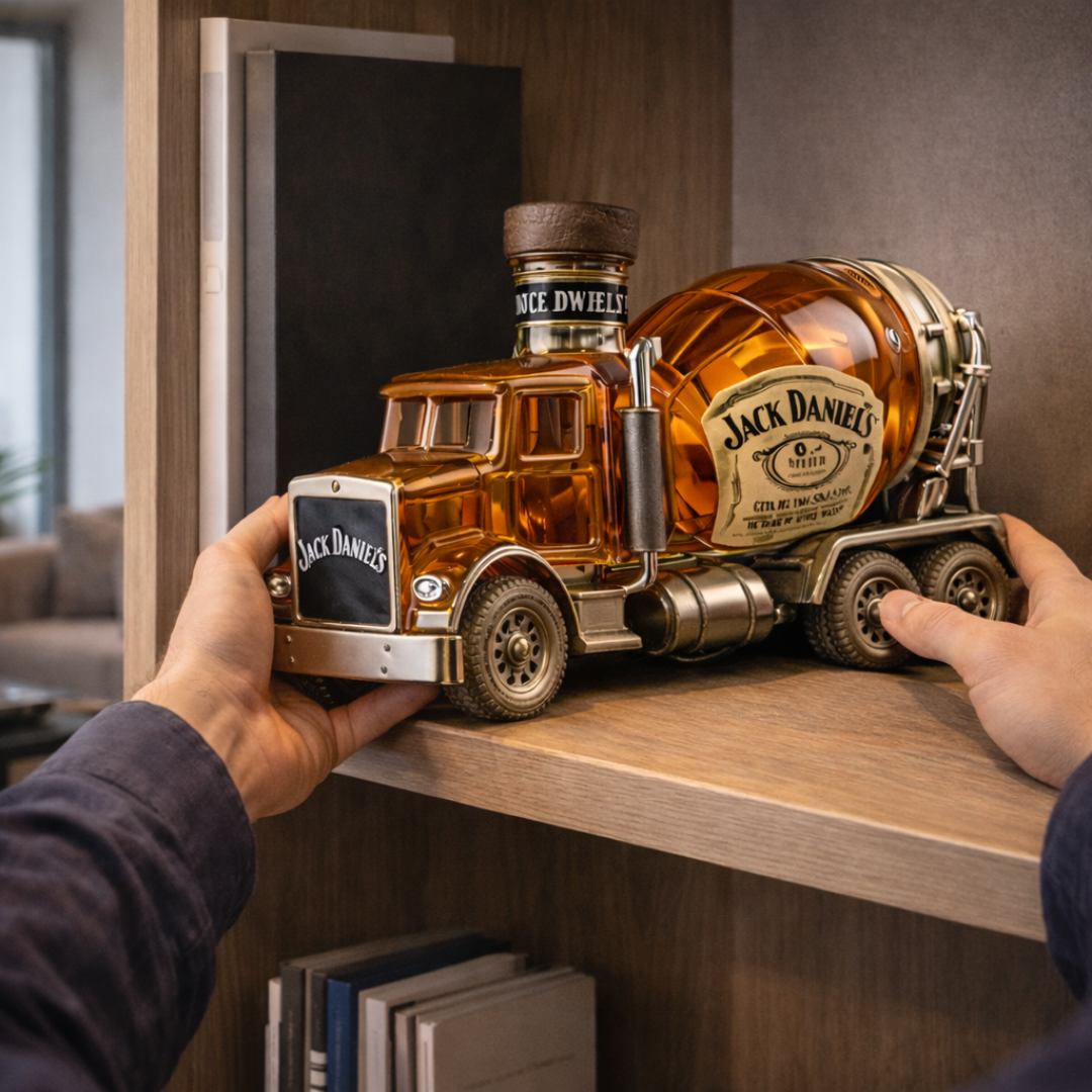 Truck Edition Whiskey Bottle
