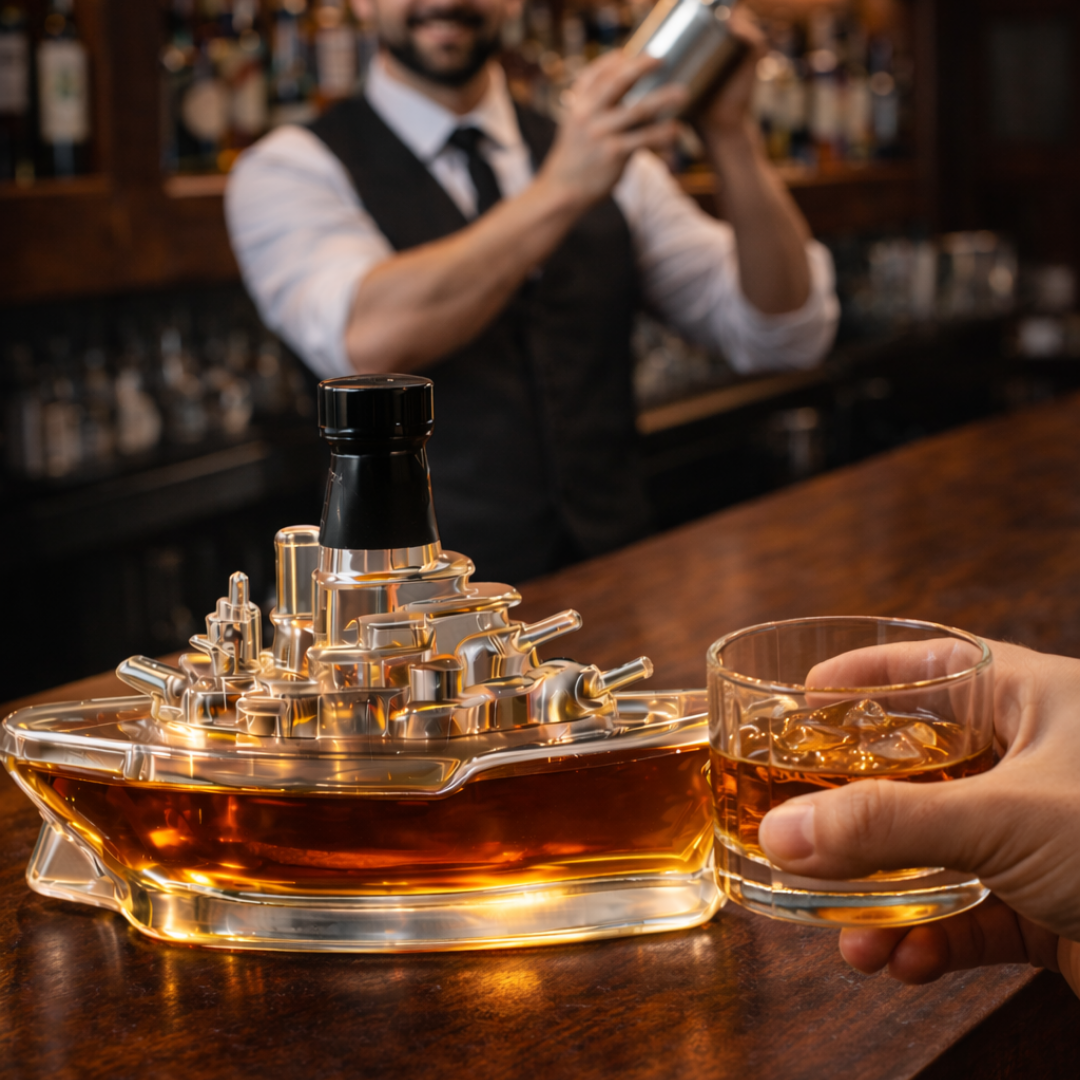 Marine Edition Whisky Bottle