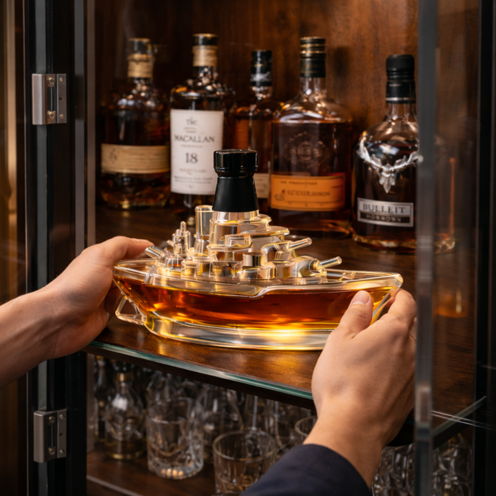 Marine Edition Whisky Bottle